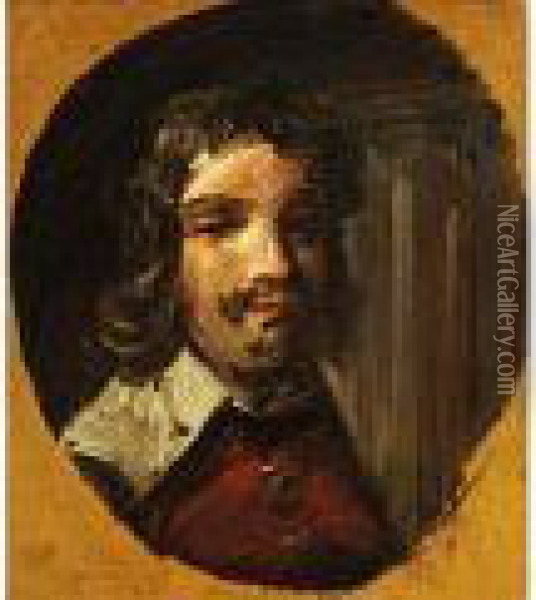 Portrait Eines Mannes Oil Painting - Wilhelm Busch
