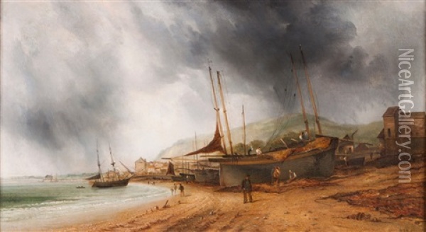 Marinha Oil Painting - William Archibald Wall
