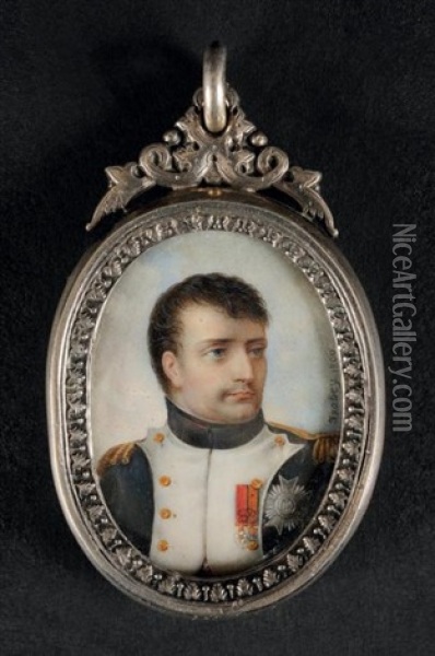 L'empereur Napoleon Ier En Buste De Face Oil Painting - Jean-Baptiste Isabey