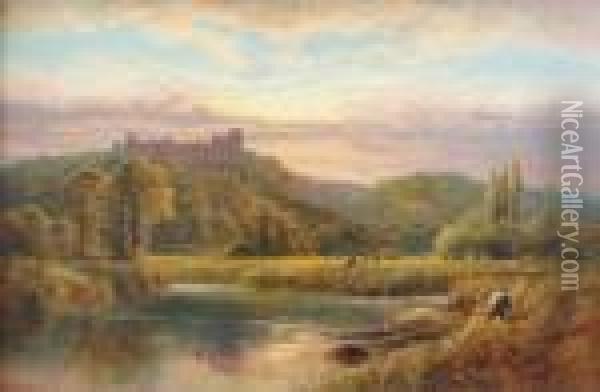 Arundel Castle Oil Painting - Alfred I Glendening
