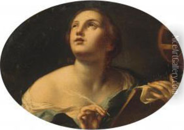 An Allegory Of Astronomy Oil Painting - Elisabetta Sirani