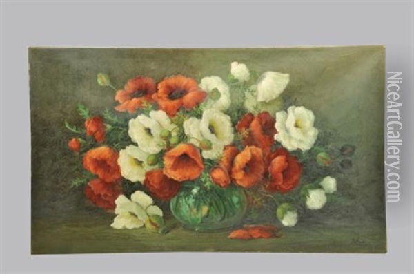 Sin Titulo (bouquet) Oil Painting - Francisco Urbina