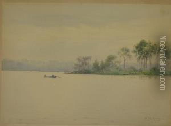 Lake Butler Oil Painting - Amelia Montague Watson