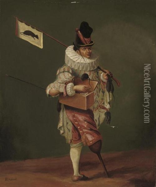 The Rat Catcher Oil Painting - Jacques Callot