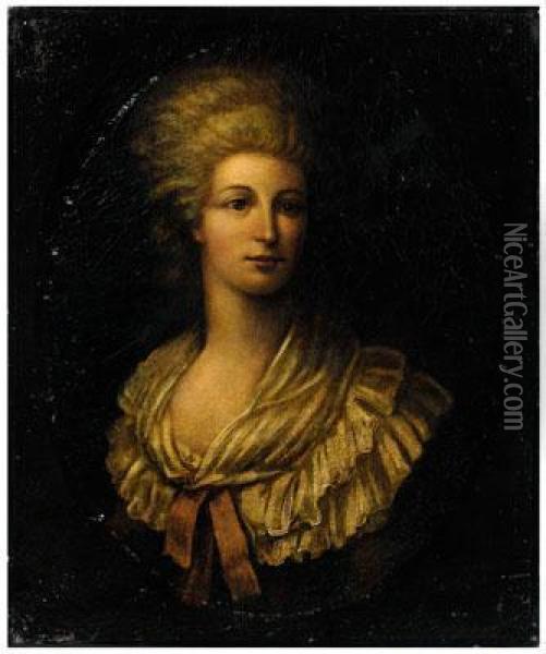 Portrait Of Lady Oil Painting - Thomas Gainsborough