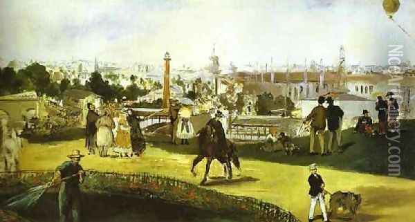 The Universal Exhibition Oil Painting - Edouard Manet