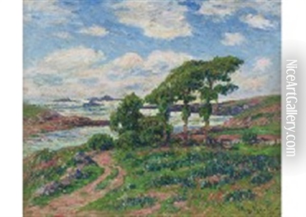 Baie De Portsall Oil Painting - Henry Moret