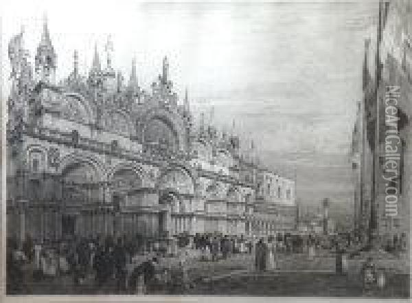 San Marco, Venezia Oil Painting - Axel Herman Haig