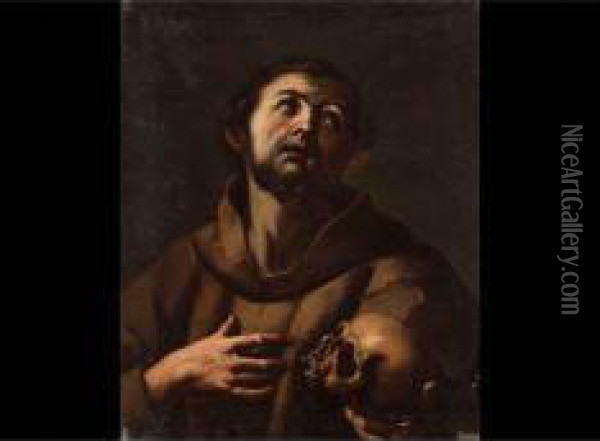 San Francesco Oil Painting - Flaminio Torri