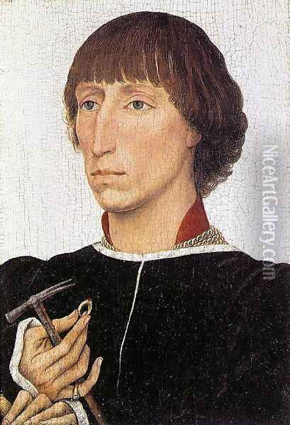 Francesco d'Este c. 1460 Oil Painting - Rogier van der Weyden
