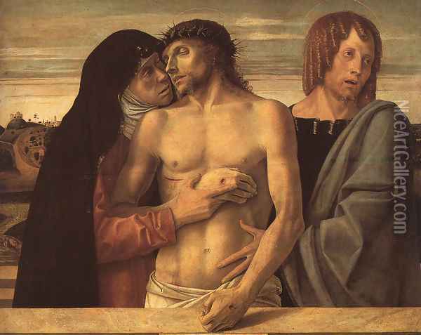 Pietà 2 Oil Painting - Giovanni Bellini