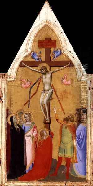 Crucifixion 4 Oil Painting - Bernardo Daddi