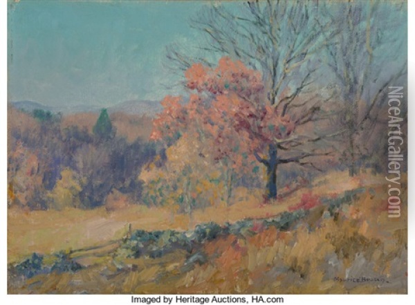 Autumn Sketch Oil Painting - Maurice Braun