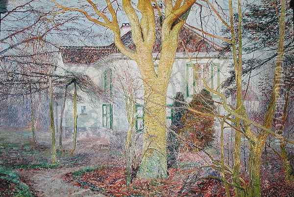 Ray of Sunlight or, Zonneschijn, April 1899 Oil Painting - Emile Claus