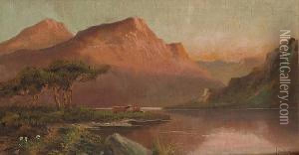 Highland Landscape Oil Painting - Jack Ducker