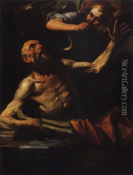 San Girolamo Oil Painting - Gioacchino Assereto