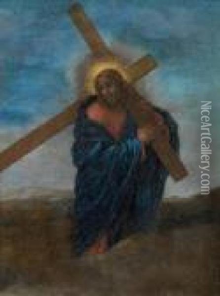 Cristo Portacroce Oil Painting - Carlo Dolci