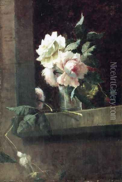 Italian Roses Oil Painting - William Henry Hilliard