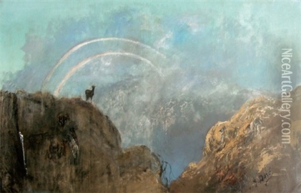L'arc En Ciel Oil Painting - Gustave Dore