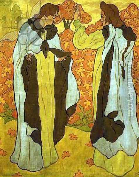 The Two Graces, 1895 Oil Painting - Paul-Elie Ranson