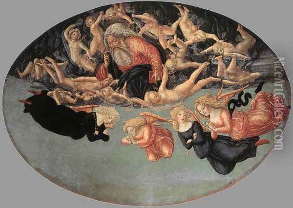 God the Father c. 1470 Oil Painting - Francesco Di Giorgio Martini