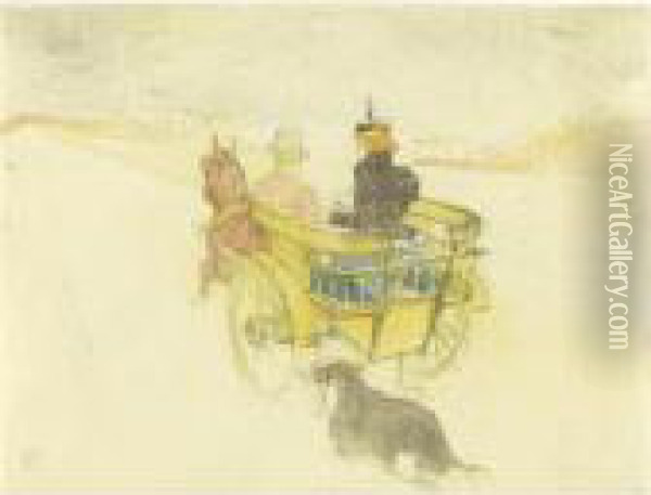 Partie De Campagne (d. 219; A. 322; W. 228; Adr. 228) Oil Painting - Henri De Toulouse-Lautrec