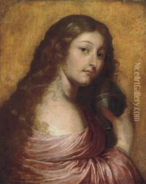 The Penitent Magdalen Oil Painting - Pietro Della Vecchio