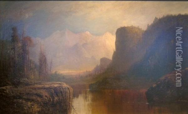 The Crown Of The Continent Oil Painting - Henry Arthur Elkins