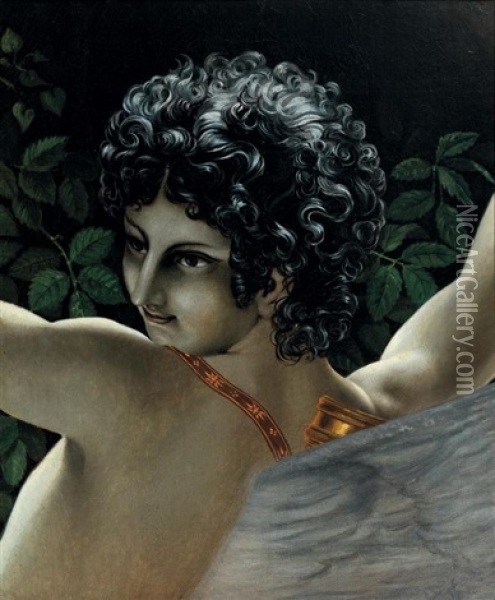 Cupidon Oil Painting - Pierre-Paul Prud'hon