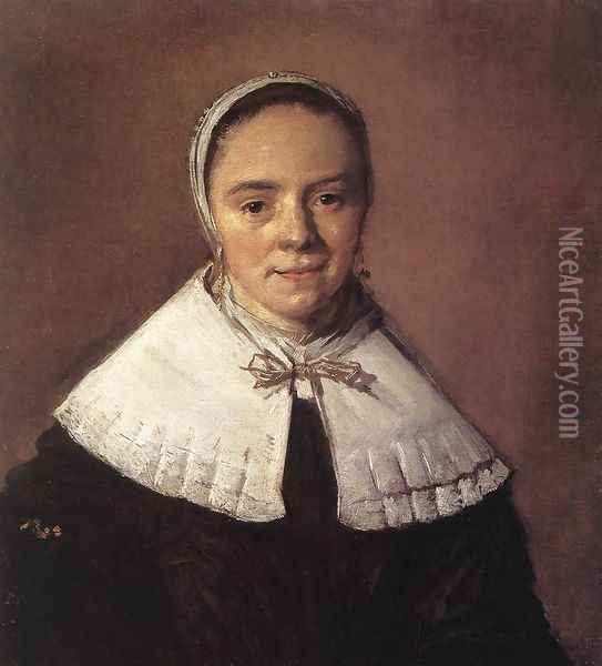 Portrait of a Woman 1655-60 Oil Painting - Frans Hals