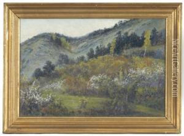 Fruhling Im Mittelgebirge Oil Painting - Max Martini