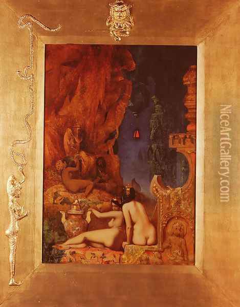 Oriental Fantasy Oil Painting - Alfred Choubrac