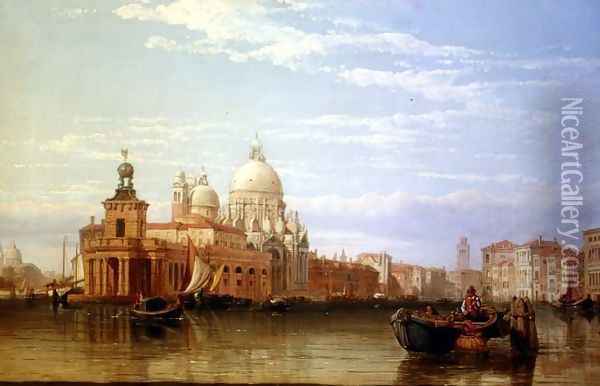 The Grand Canal, Venice Oil Painting - George Clarkson Stanfield