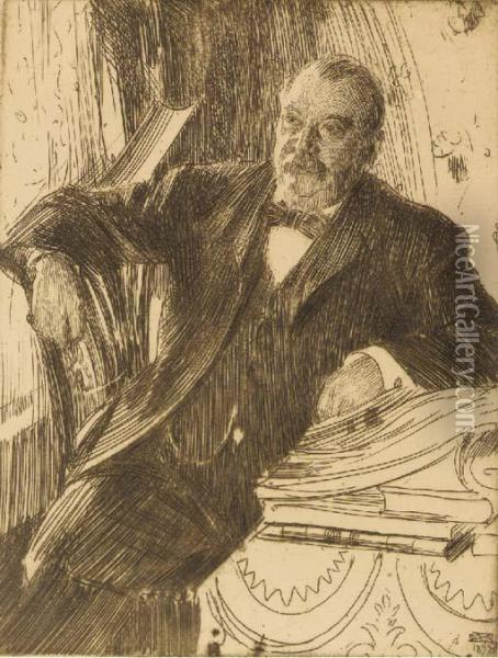 Grover Cleveland Ii Oil Painting - Anders Zorn
