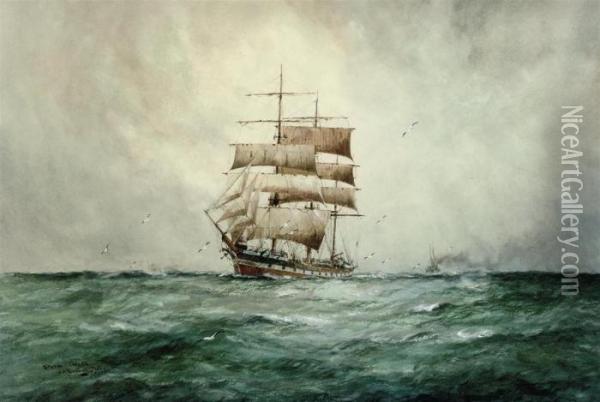 Storm Clouds Oil Painting - William Minshall Birchall