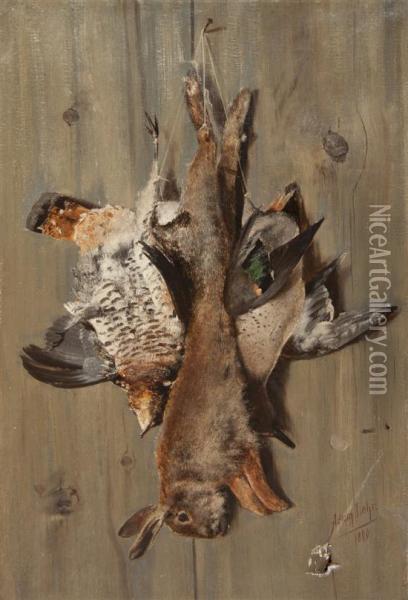 Still Life With Game Oil Painting - Adam Lehr