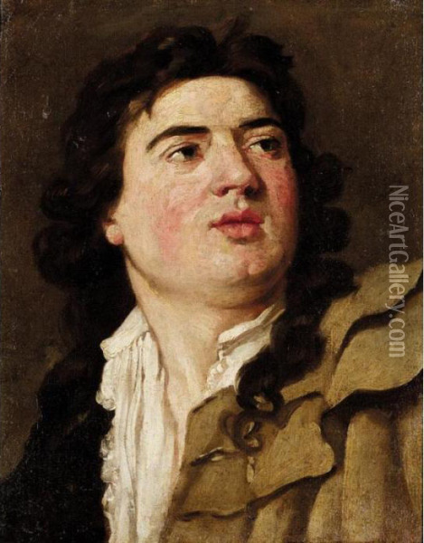 Portrait Of A Gentleman Oil Painting - William Hogarth