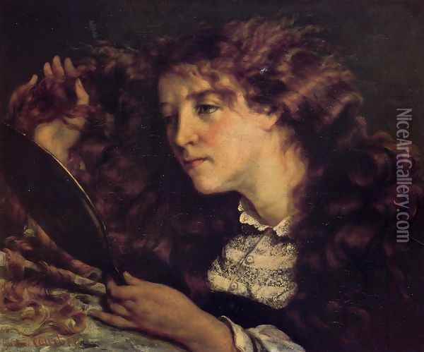 Portrait of Jo, the Beautiful Irish Girl Oil Painting - Gustave Courbet