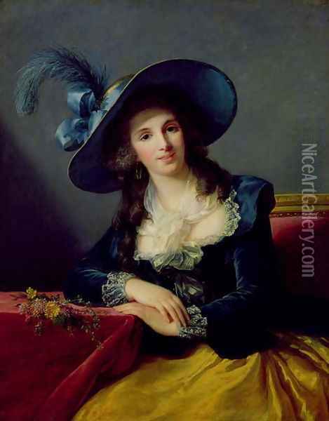 Antoinette-Elisabeth-Marie dAguesseau 1756-1828 Countess of Segur, 1785 Oil Painting - Elisabeth Vigee-Lebrun