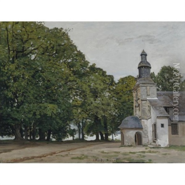 La Chapelle De Notre-dame-de-grace, Honfleur Oil Painting - Claude Monet
