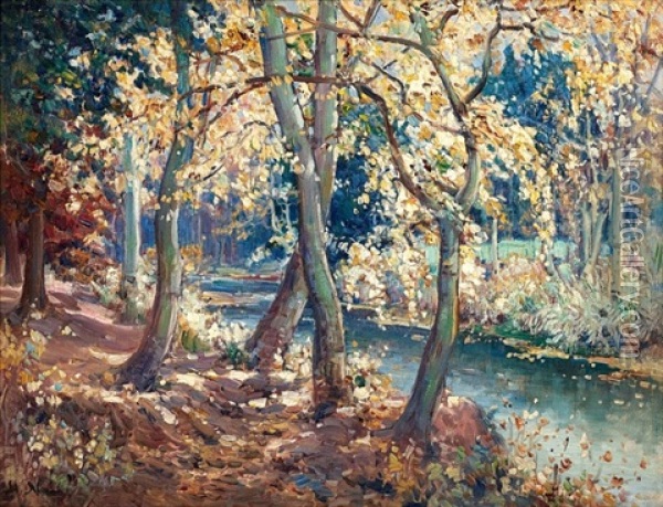 Autumn, Ceres Oil Painting - Pieter Hugo Naude