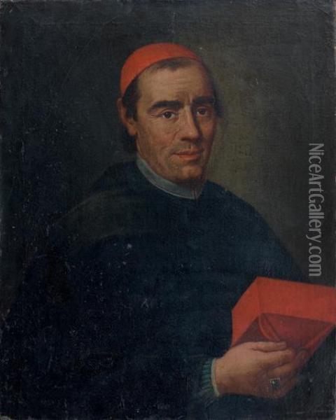 Portrait D'un Prelat Oil Painting - Vittore Ghislandi