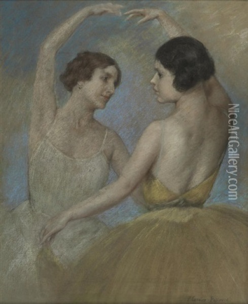 Ballerinas Oil Painting - Pierre Carrier-Belleuse