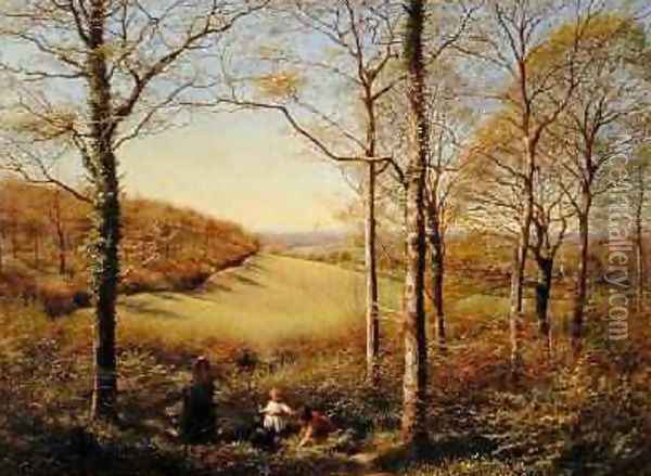 Springtime 1853 2 Oil Painting - James Thomas Linnell