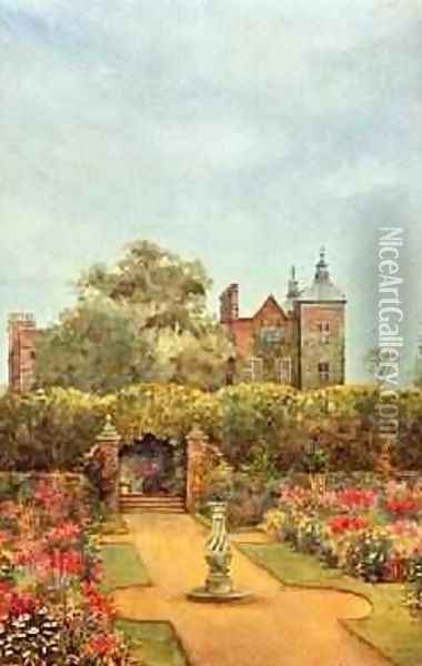 Hatfield House 1902 Oil Painting - Lewis Nathaniel Nottage