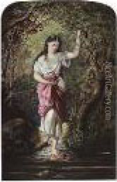 Maidenhood Oil Painting - H.R.H. Princess Duchess Argyll Of Louise,