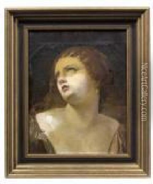 Kopf Einer Frau Oil Painting - Guido Reni