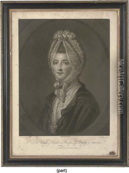Elizabeth Duchess Of Hamilton Oil Painting - John Finlayson