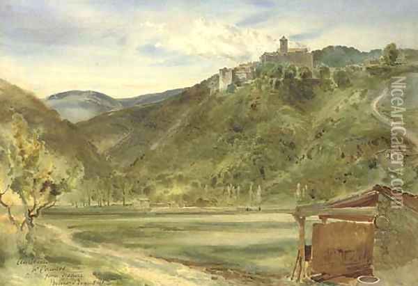 Auribeau, near Cannes Oil Painting - Bernard Walter Evans