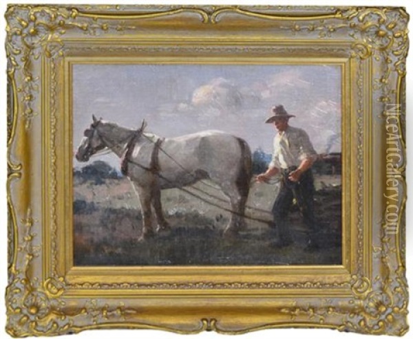 The Ploughman Oil Painting - William Beckwith Mcinnes